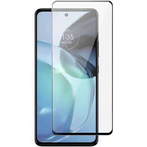 Mobigear Premium Motorola Moto G72 Panzerglas Gehärtetes Glas Displayschutz - Hüllenfreundlich - Schwarz