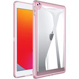 Mobigear Crystal iPad 7 (2019) Hardcase Backcover - Transparent / Pink