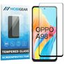 Mobigear Premium OPPO A98 Panzerglas Displayschutz - Hüllenfreundlich - Schwarz