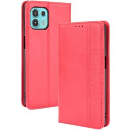 Mobigear Sensation Motorola Edge 20 Lite Hülle Klapphülle Geldbörse - Rot
