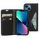 Mobiparts Classic Wallet iPhone 13 Mini Hülle Klapphülle Geldbörse - Schwarz