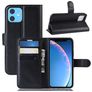 Mobigear Classic iPhone 11 Hülle Klapphülle Geldbörse - Schwarz