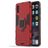 Mobigear Armor Ring Samsung Galaxy A50 Hülle Hardcase Backcover Stoßfest mit Ringhalter - Rot