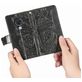 Mobigear Butterfly Nokia 6.2 Hülle Klapphülle Geldbörse - Schwarz