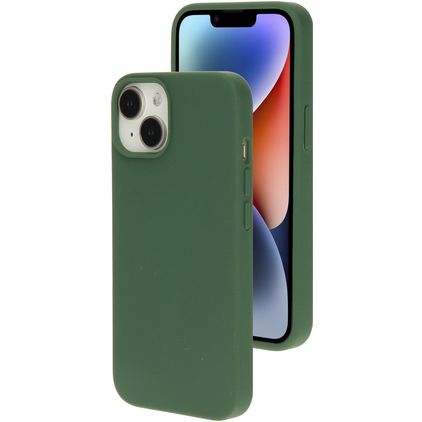 Mobiparts iPhone 14 Silikon Hülle Backcover - Forest Green