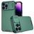 Mobigear Cam Slide iPhone 14 Pro Max Hülle Hardcase Backcover mit Kamera Slider - Grün