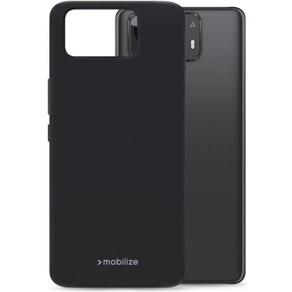 Mobilize Rubber Gelly ASUS Zenfone 12 Ultra Hülle Flexibles TPU Backcover - Schwarz
