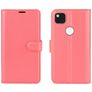 Mobigear Classic Google Pixel 4a Hülle Klapphülle Geldbörse - Rot