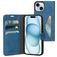 Mobiparts Classic Wallet iPhone 15 Klapphülle Portemonnaie - Steel Blue