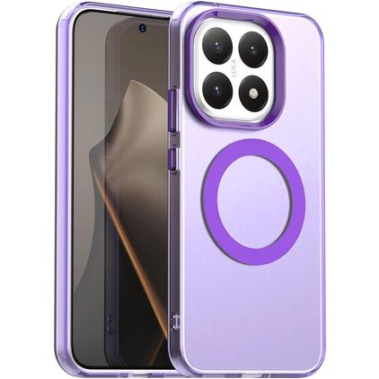 Mobigear Shockproof Xiaomi 15T MagSafe Hülle Hardcase Backcover - Lila