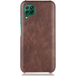 Mobigear Excellent Huawei P40 Lite Hülle Hardcase Backcover - Braun