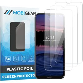 Mobigear Nokia G20 Displayschutz Schutzfolie - Hüllenfreundlich (3er Pack)