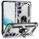 Mobigear Armor Ring Samsung Galaxy S23 Hardcase Backcover Shockproof mit Ringhalter - Silber