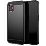 Mobigear Brushed Slim Samsung Galaxy Xcover 7 Pro Hülle Flexibles TPU Backcover - Schwarz