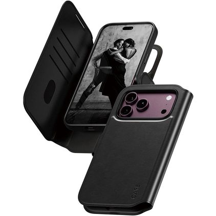 CARE by PanzerGlass Tango Two-in-One iPhone 18 Pro Max MagSafe 2in1 Klapphülle (herausnehmbar) Portemonnaie - Schwarz