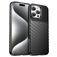 Mobigear Groove iPhone 16 Pro Max Hülle Flexibles TPU Backcover - Schwarz