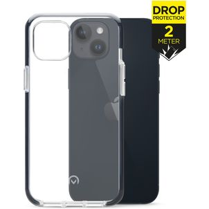 Mobilize Shatterproof iPhone 14 Plus Hülle Hardcase Backcover Stoßfest - Transparent / Schwarz