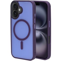 Mobiparts Hardcover iPhone 16 MagSafe Hülle Hardcase Backcover - Satin Purple