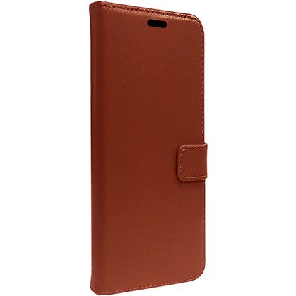 Valenta Gel Skin iPhone 15 Plus Hülle Echtes Leder Klapphülle Geldbörse - Braun