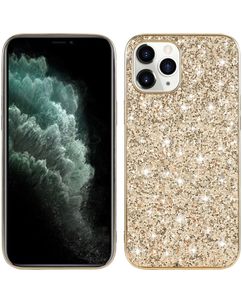 Mobigear Glitter iPhone 12 Hülle Hardcase Backcover - Gold