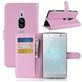 Mobigear Classic Sony Xperia XZ2 Premium Hülle Klapphülle Geldbörse - Lila