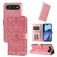 Mobigear Sunflower iPhone Air Hülle Klapphülle Geldbörse - Pink