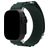 Mobilize Alpine Nylon Apple Watch Armband Dornschließe - 49/46/45/44 mm - Dunkelgrün