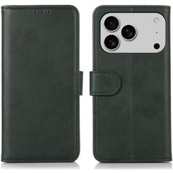 Mobigear Wallet iPhone 17 Pro Max Hülle Klapphülle Geldbörse - Grün