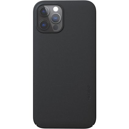 Nudient Thin Precise iPhone 12 MagSafe Hülle Hardcase Backcover - Ink Black