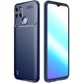 Mobigear Racing Realme C25Y Hülle Flexibles TPU Backcover - Blau