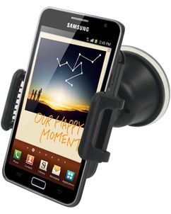Mobigear Autohalterung Saugnapf Klemme Universal - Schwarz