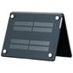 Mobigear Matte MacBook Air 15 Zoll (2023-2025) Hardcase Hülle MacBook Case - Schwarz - Model A2941 / A3114 / A3241