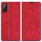 Mobigear Retro Slim Wiko Power U20 Hülle Klapphülle Geldbörse - Rot