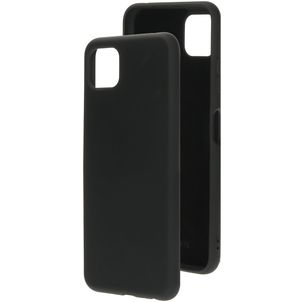 Mobiparts Samsung Galaxy A22 5G Silikon Hülle Backcover - Schwarz