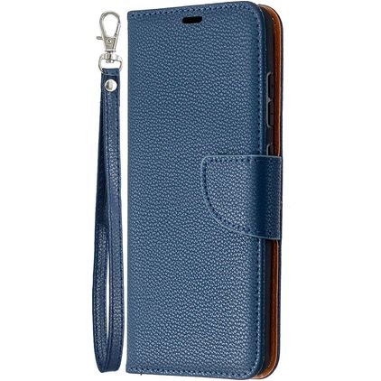 Mobigear Excellent Samsung Galaxy S20 FE Hülle Klapphülle Geldbörse - Blau