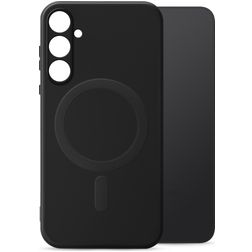 My Style Protective Flex Samsung Galaxy S24 MagSafe Hülle Flexibles TPU Backcover - Schwarz