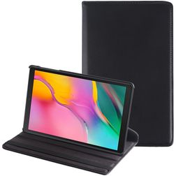 Mobigear DuoStand Samsung Galaxy Tab A 10.1 (2019) Hülle Drehbare Klapphülle - Schwarz
