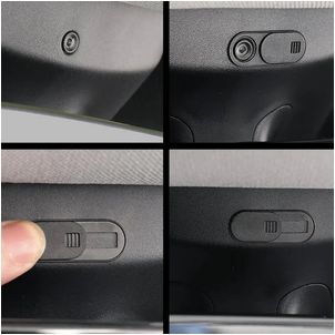Mobigear Essentials Webcam Abdeckung Privatsphäre Schieberegler - Schwarz