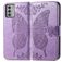 Mobigear Butterfly Nokia G42 Hülle Klapphülle Geldbörse - Lila