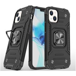 Mobigear Armor Ring iPhone 13 Pro Hülle Hardcase Backcover Stoßfest mit Ringhalter - Schwarz