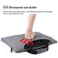 Haweel Oxford Laptop Aktentasche 15 - 16 Zoll Laptoptasche + Handgriff - Grau