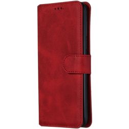 Mobigear Wallet Motorola Moto G8 Plus Hülle Klapphülle Geldbörse - Rot