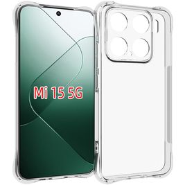 Mobigear Cushion Durchsichtig Xiaomi 15 Hülle Flexibles TPU Backcover - Transparent