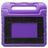 Xccess Kids Guard iPad 7 (2019) Tablet Hülle für Kinder mit Tragegriff - Lila
