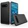 Mobigear Card Samsung Galaxy S10 Hülle Hardcase Backcover Stoßfest mit Kartenhalter - Schwarz