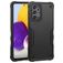 Mobigear Non-slip Armor Samsung Galaxy A73 Hülle Hardcase Backcover Stoßfest - Schwarz