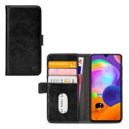 Mobilize Elite Gelly Samsung Galaxy A31 Hülle Klapphülle - Schwarz