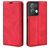 Mobigear Retro Slim OPPO Reno 8 Pro 5G Hülle Klapphülle Geldbörse - Rot