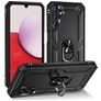 Mobigear Armor Ring Samsung Galaxy A14 Hülle Hardcase Backcover Stoßfest mit Ringhalter - Schwarz