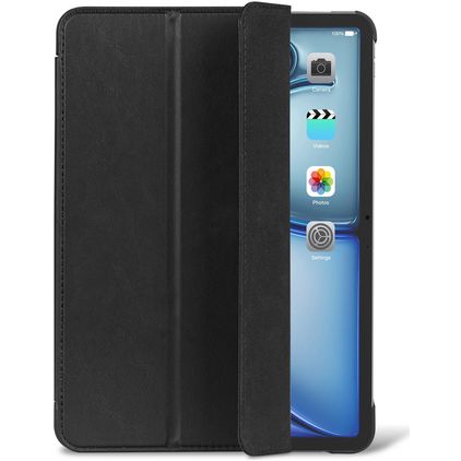 Decoded Textured Slim iPad Air 5 (2022) Hülle Flexibles Silikon Klapphülle - Charcoal